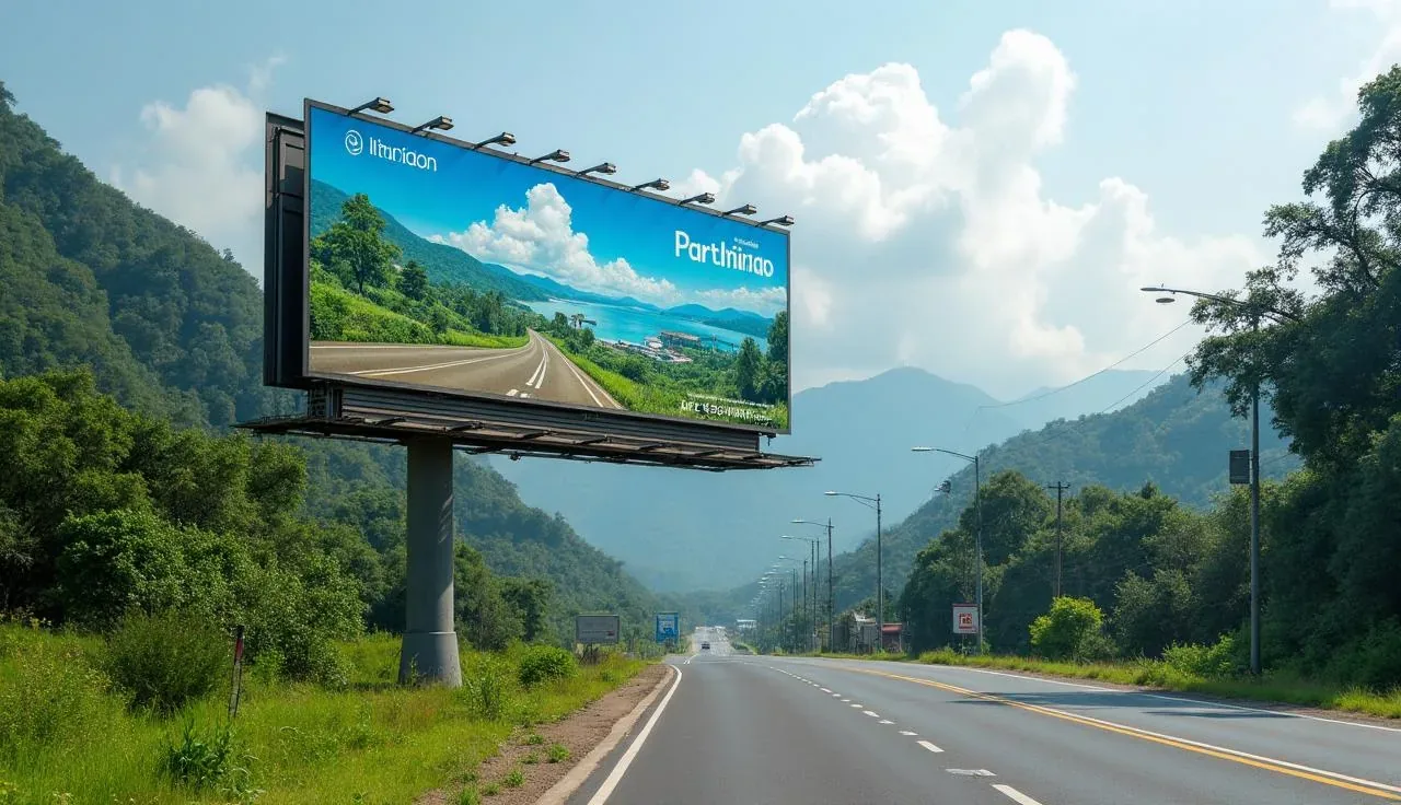 Silk Highway outdoor advertising billboard site