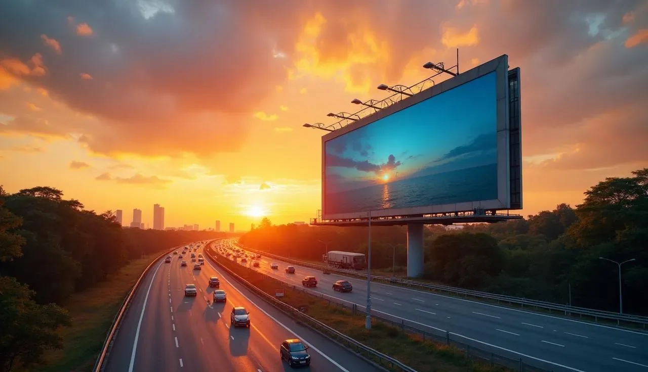 Silk Highway outdoor advertising billboard site